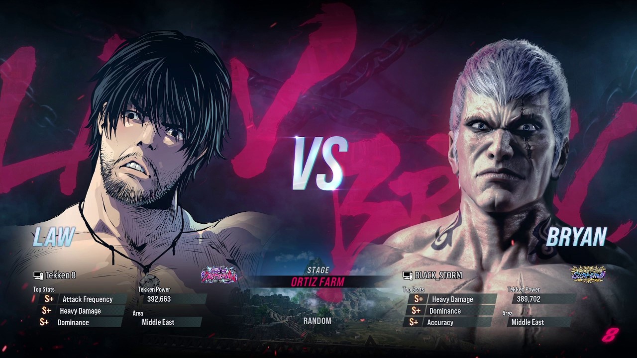 BSK (Law) VS Black_Strom (Bryan) Tekken 8 Ranked