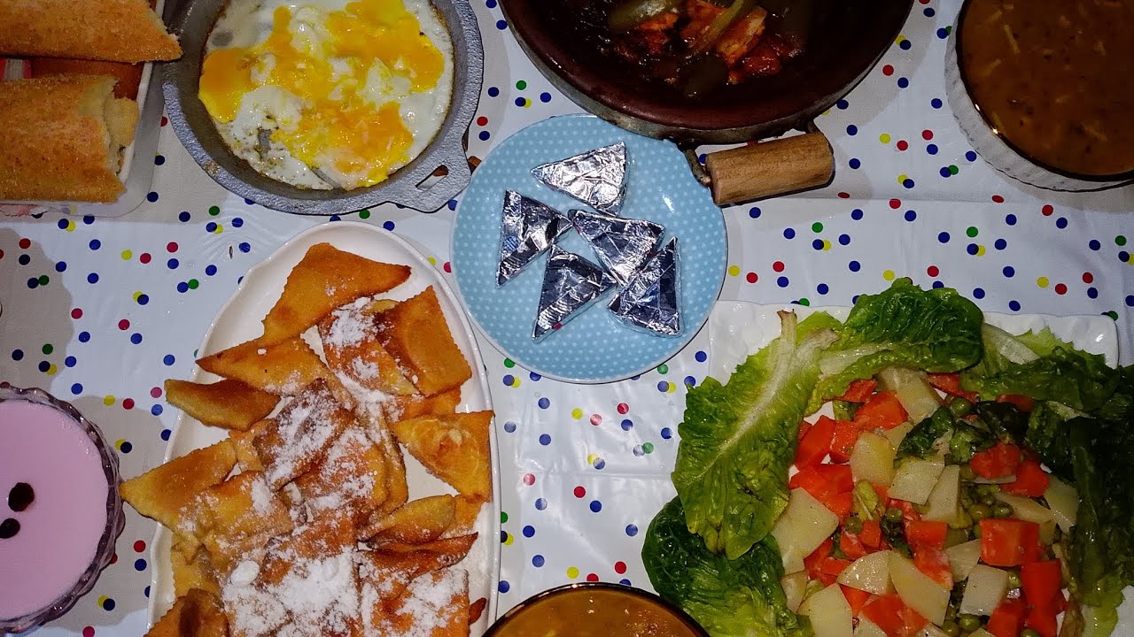 وصفات بسيطة ورائعة 👌 شهية 😋 للإفطار 👍حريرة،طاجين حوت،ميني بنيي،عصير،تحلية،بالصحة والراحة 