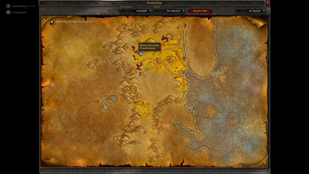 Vanilla WoW Quest Kolkar Leaders(Centaur Bracers)