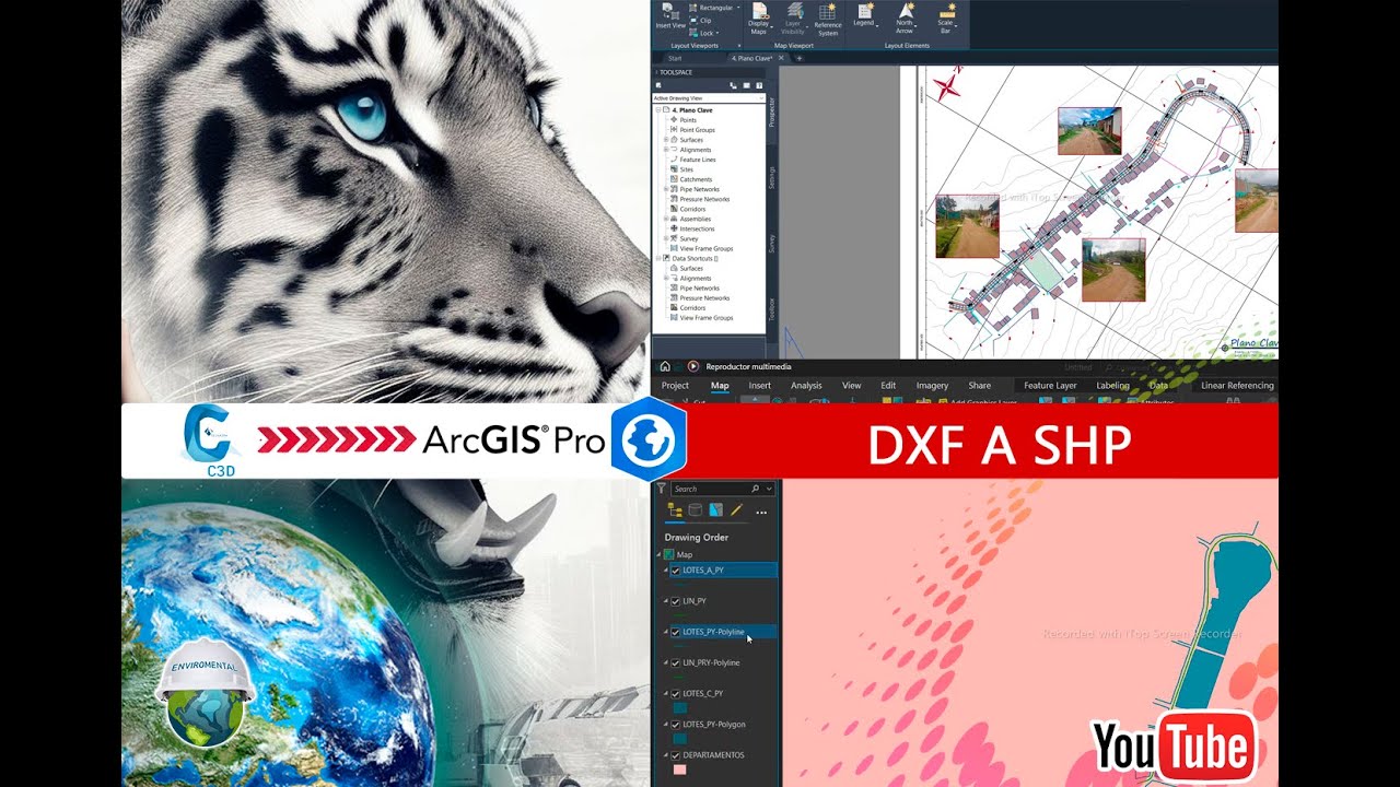 DE CIVIL 3D A ARCGIS PRO I - LINEA Y POLIGONO