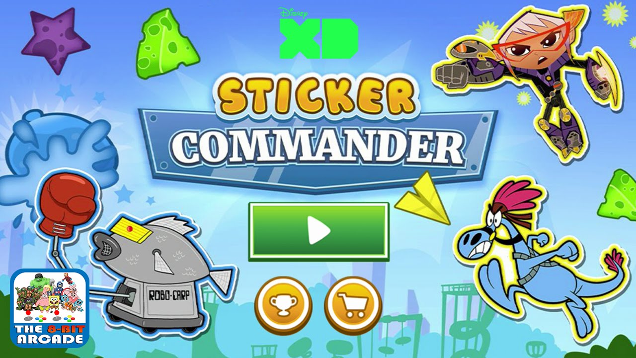 Disney XD: Sticker Commander - Protect The Playground With Your Stickers (iOS/iPad Gameplay)