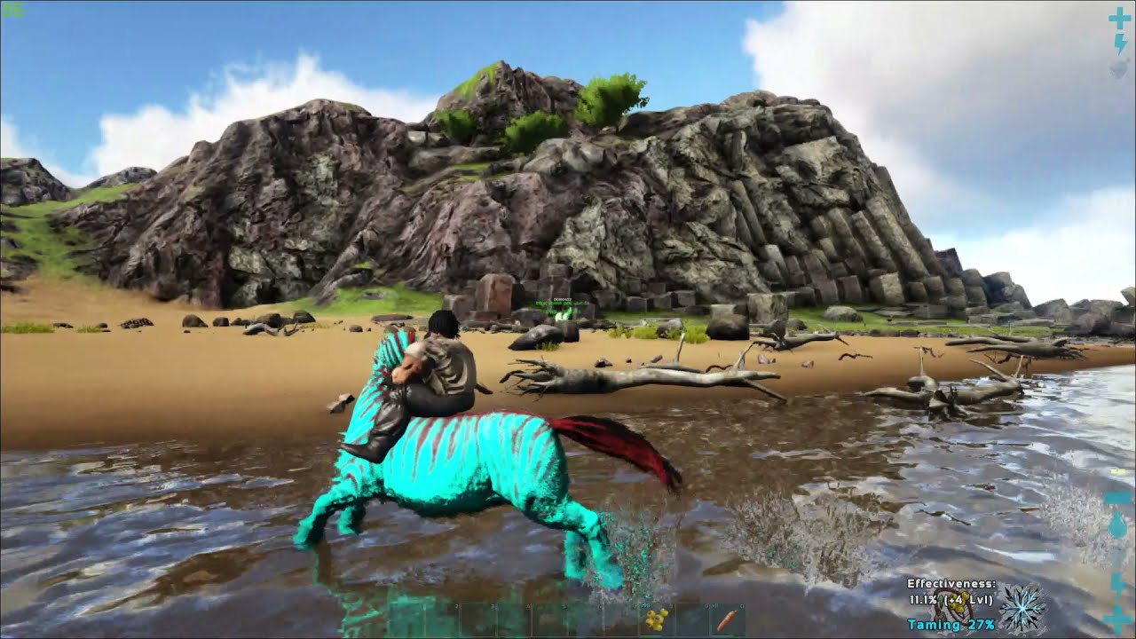 Taming a LEVEL 94 HORSE in ARK Survival