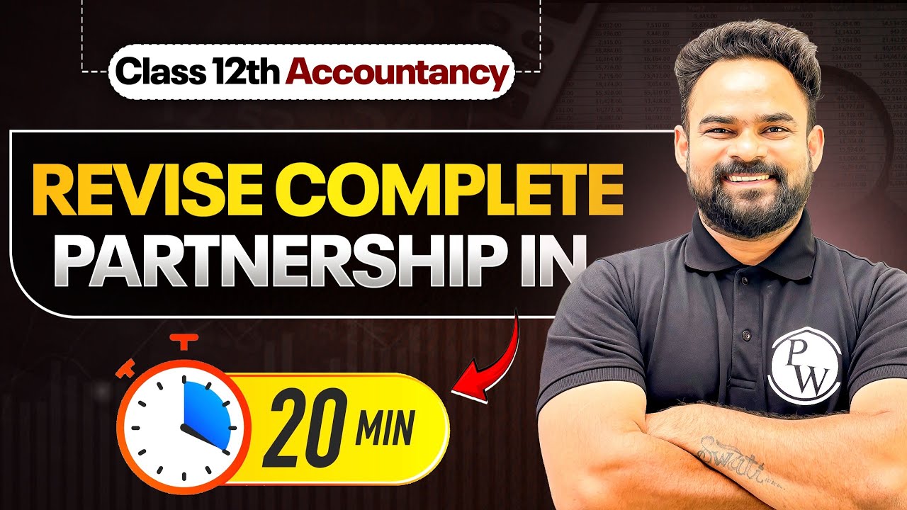 How to revise Partnership in 20 Mins ⏰ | Score Booster Hack for Exams