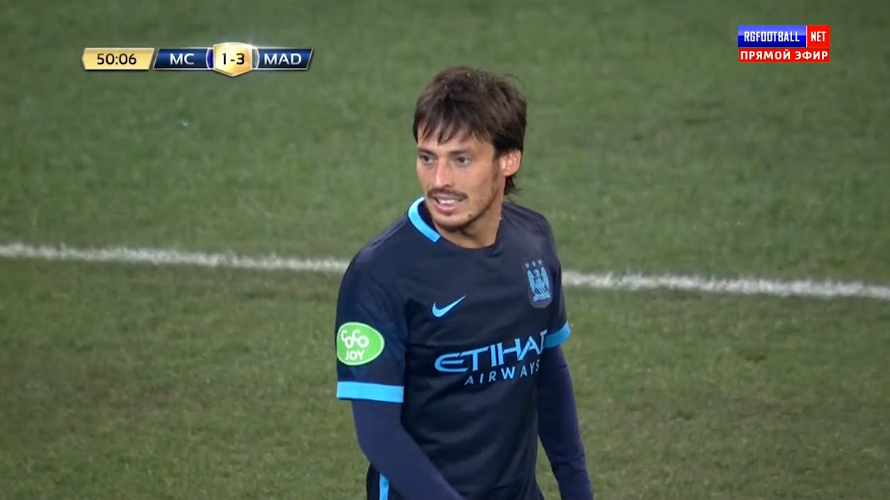 David Silva vs Real Madrid (N) 2015-2016 Preseason Friendly HD