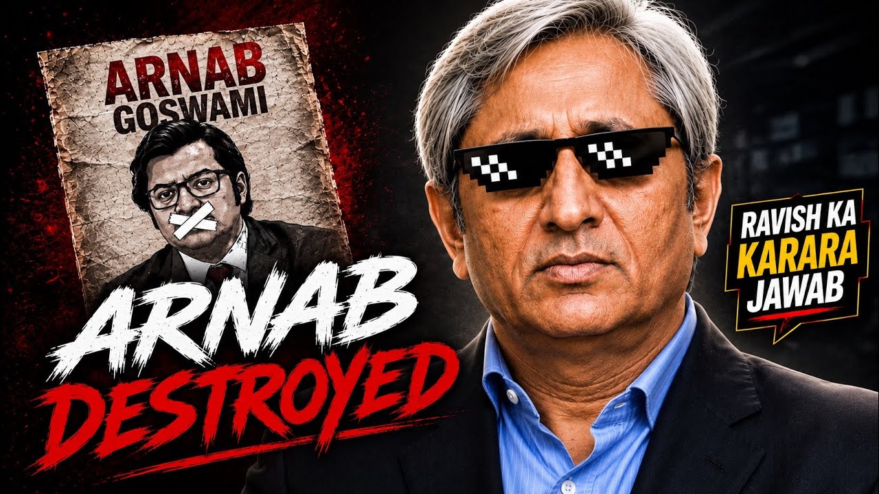 When Ravish Kumar roasted Arnab Goswami | Ravish Kumar's savage reply | Insulting Godi Media