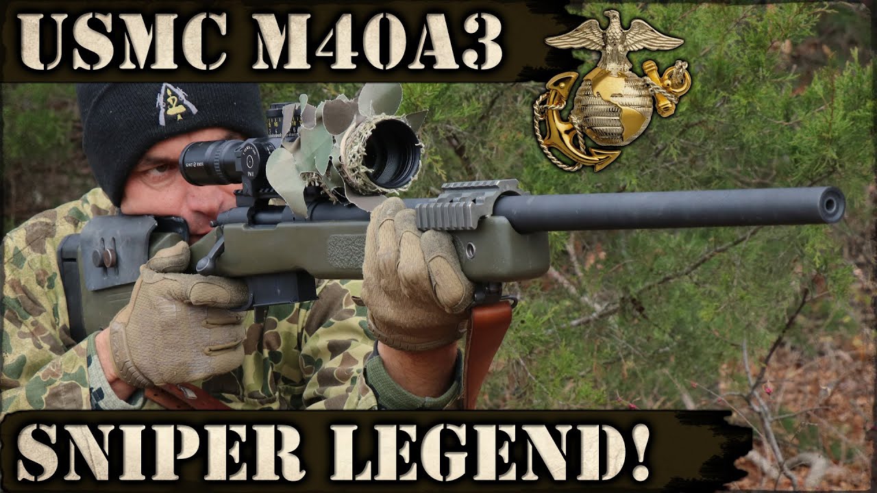 Легендарная снайперская винтовка USMC M40A3!