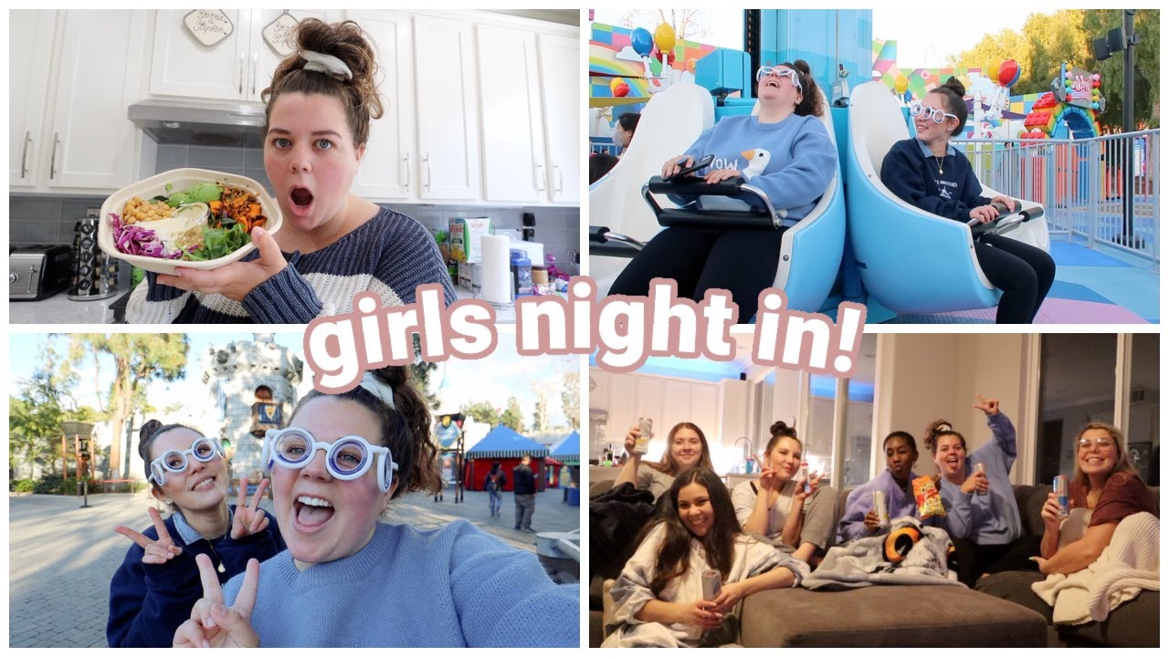 my fav salad, girls night, + testing motion sickness glasses!