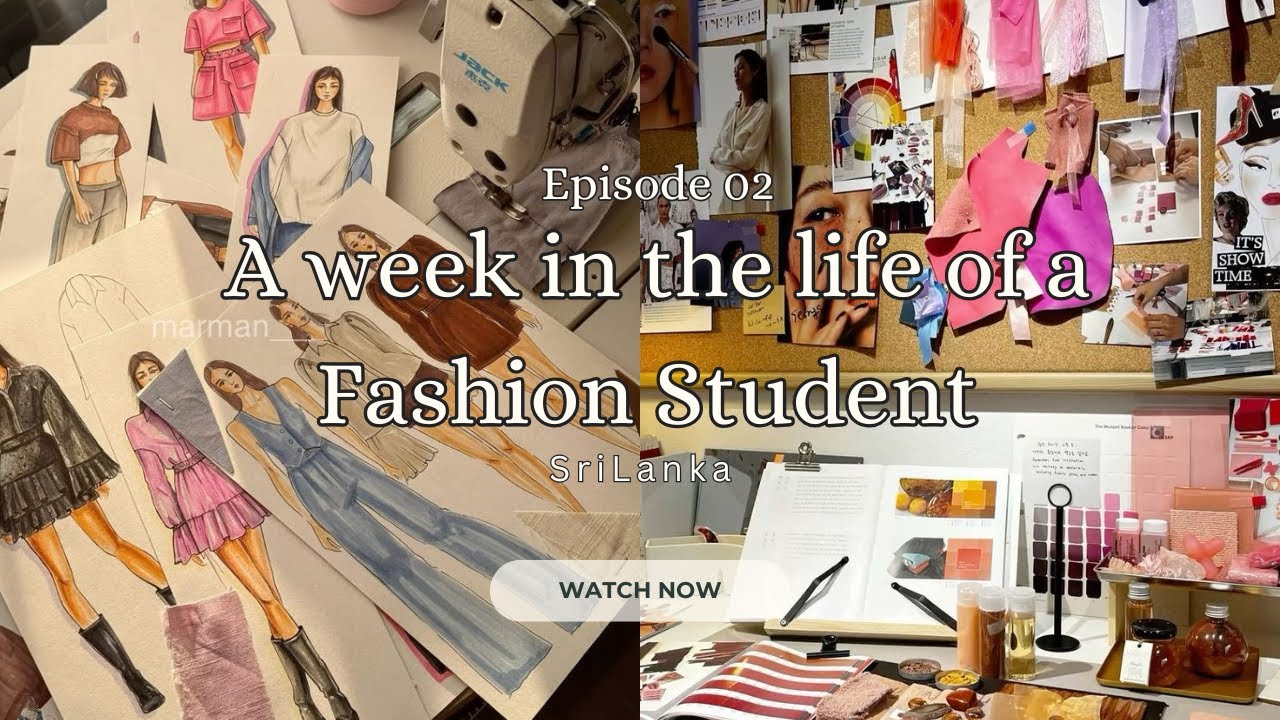 Life of fashion student in Srilanka (Fabric hunt in Pettah) EPISODE 02
