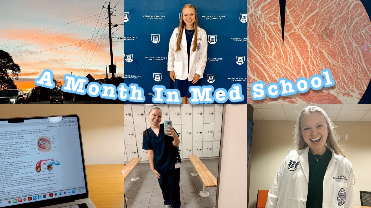 A Month In Medical School 🩺 // learn the musculoskeletal system with me!