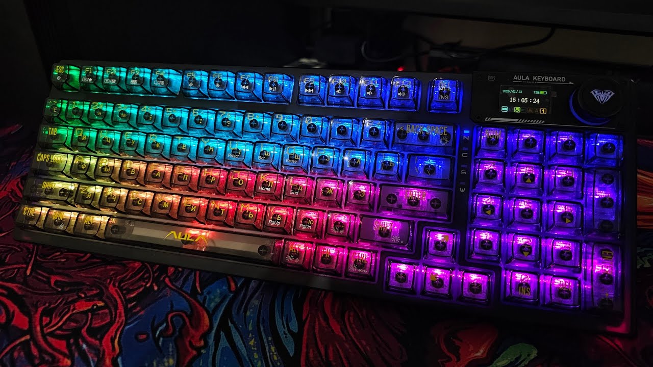 Решение проблемы с драйверами для клавиатуры “Aula f98pro” буду благодарен за лайк