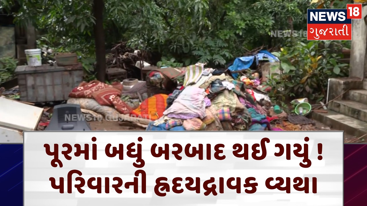Navsari Rain Flood News: ઘરમાં પડેલી બધી વસ્તુ તાણી ગયું નદીનું પાણી | Weather | Damage | N18V