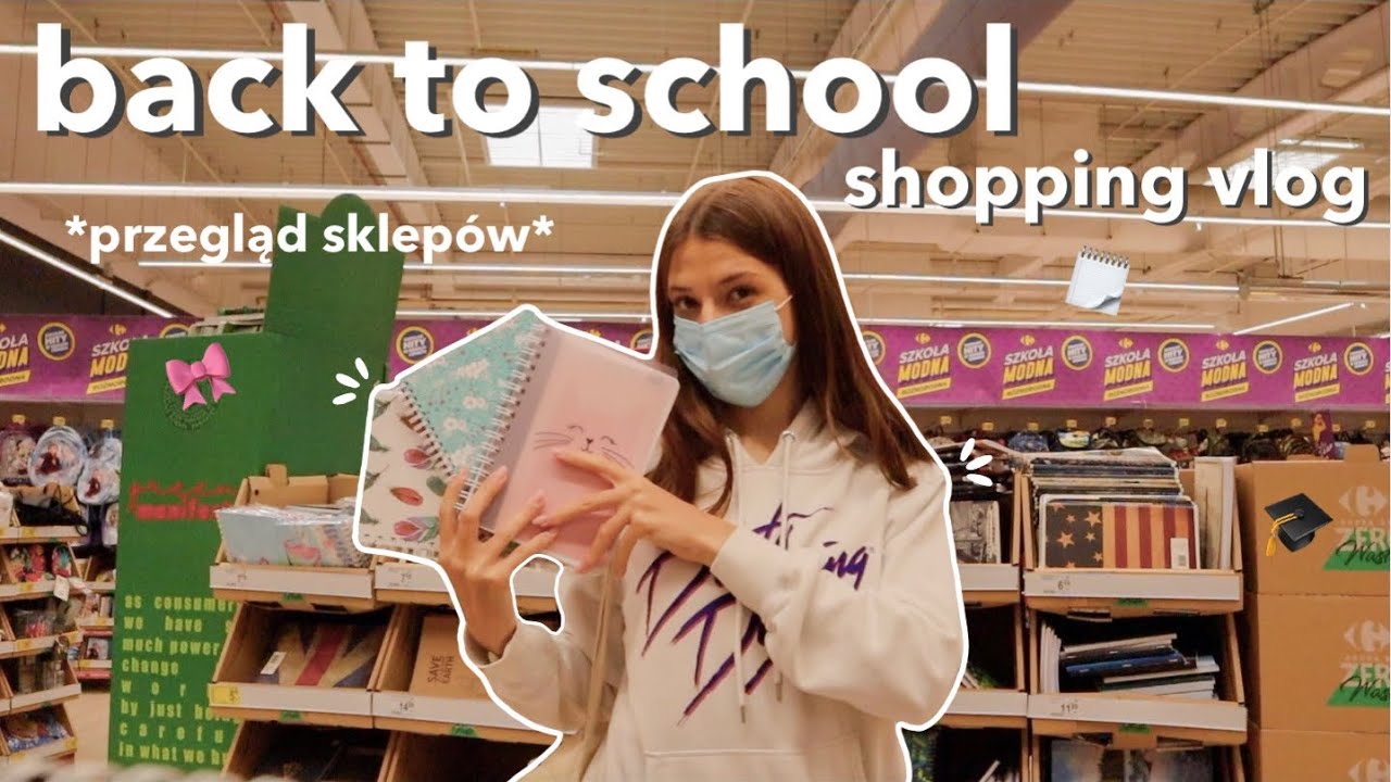 BACK TO SCHOOL | shopping vlog, przegląd sklepów *action, carrefour*