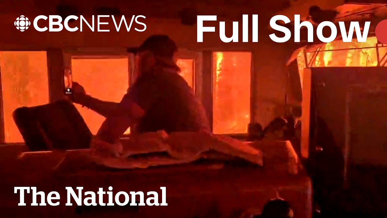 CBC News: The National | Dangerous wildfires burn in Ontario