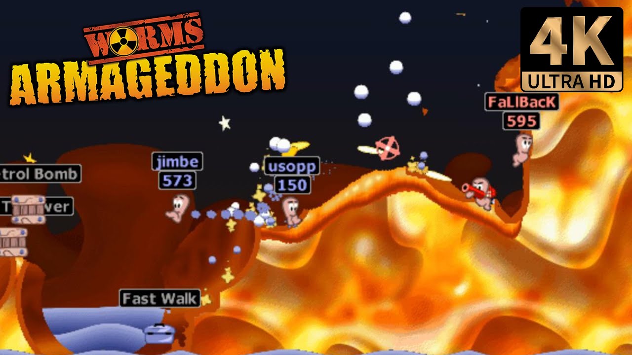 Worms Armageddon Online | Kaos 1v1 | PC 4K