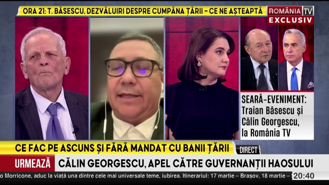 Theodor Stolojan vs. Victor Ponta: România cade sau nu în prăpastie?