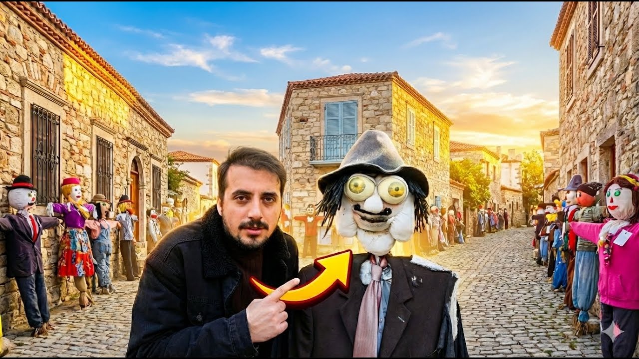Bu Köyde Her Yerde Korkuluk Var Neden Acaba? Barbaros Köyü