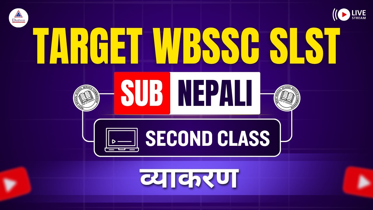 Grammer || WBSSC SLST Nepali Special || The Dhronas #wbssc #wbsscslst