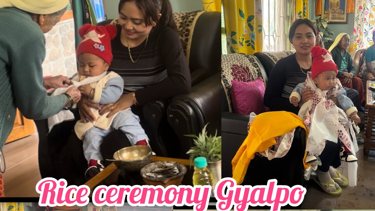 My son small rice ceremony @syangboovlogs5238 