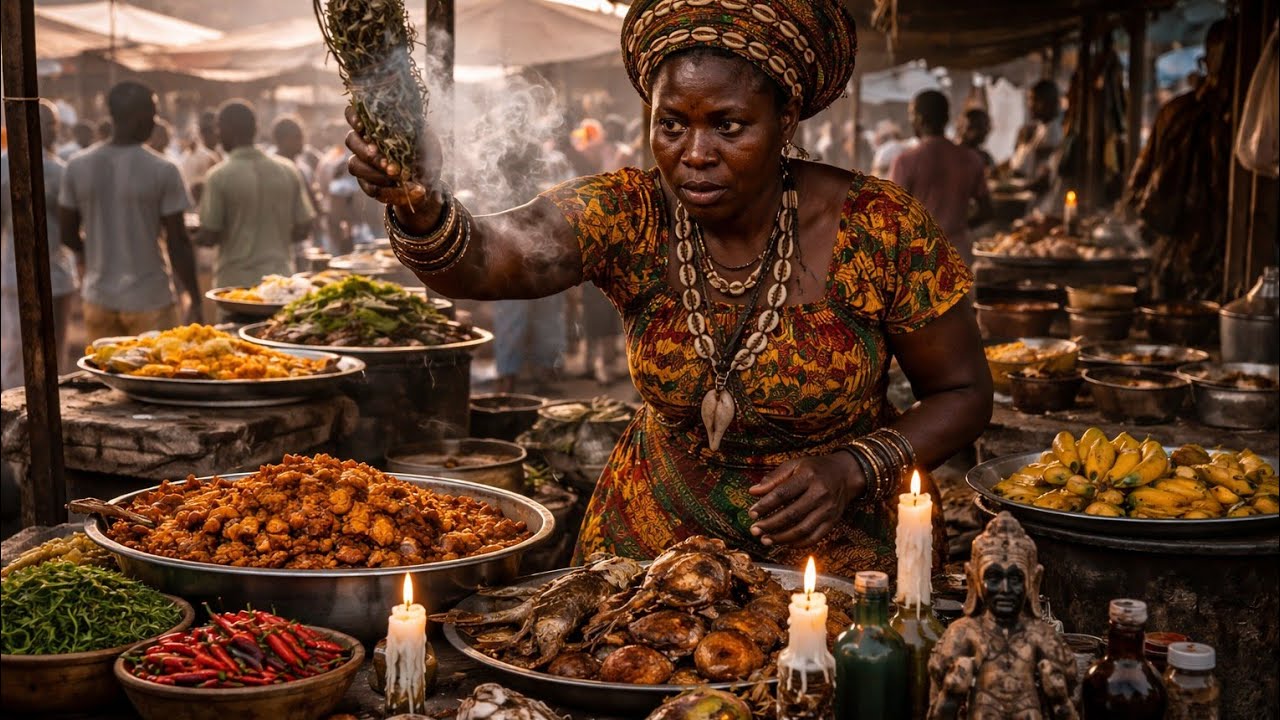 BE CAREFUL WHAT YOU EAT OUTSIDE USING JUJU TO SELL HER FOOD HAS CAUSED HER DOWN TO LIFE