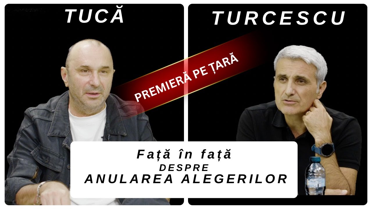 Podcast Tucă-Turcescu, față &icirc;n față despre anularea alegerilor. Premieră pe țară