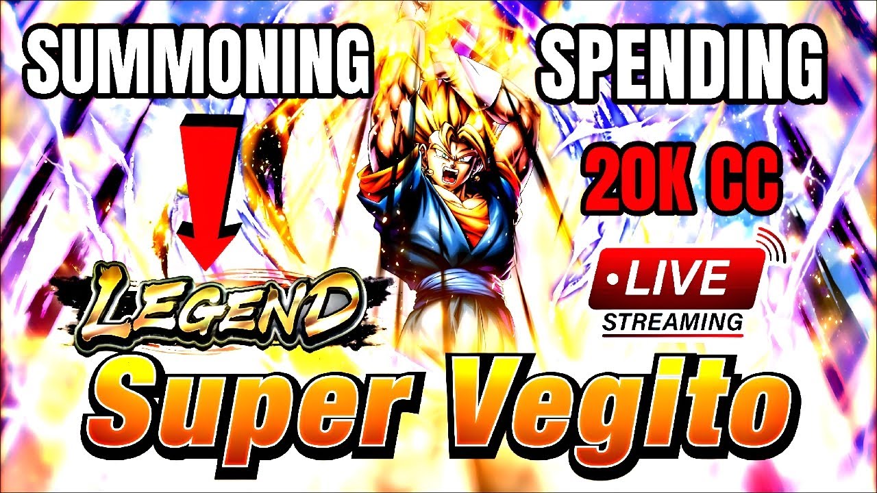 🔴 LIVE STREAMING 20K CC SUMMON FOR LEGEND SUPER VEGITO! INSANE LUCK? 😳🔥