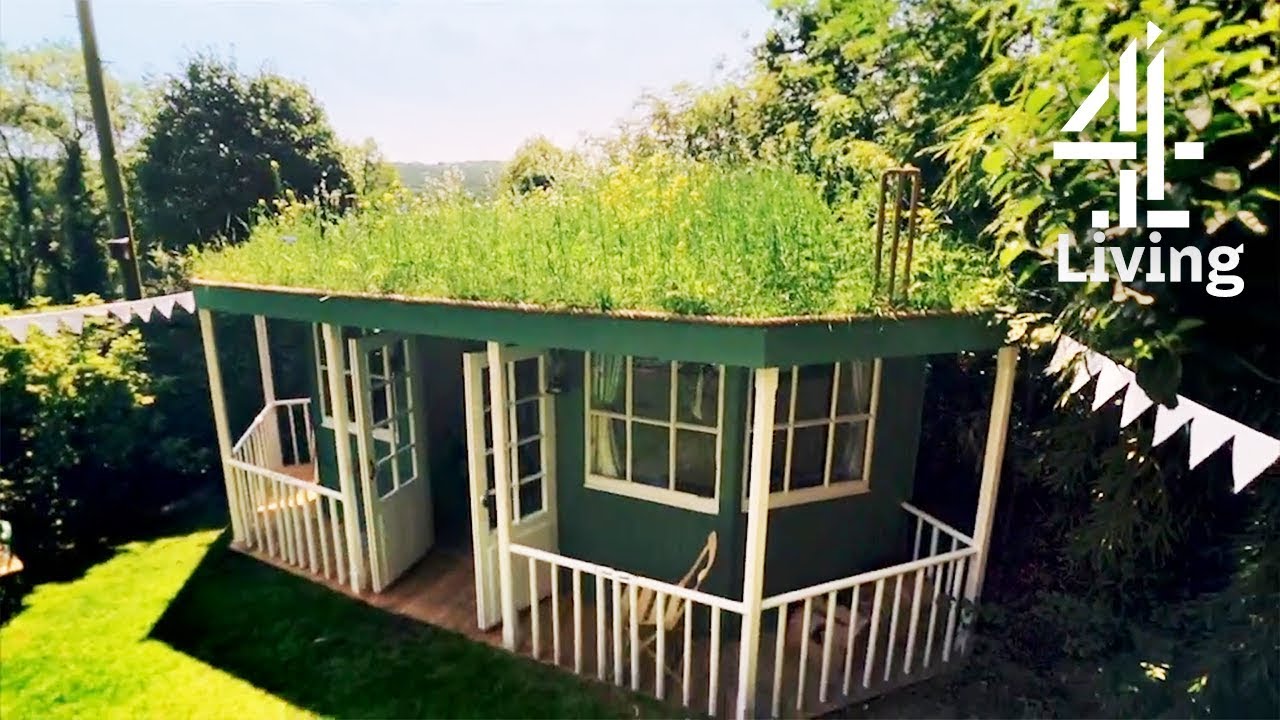 Building Cricket Pavilion with Grass Roof in Your Garden | George Clarke's Amazing Spaces