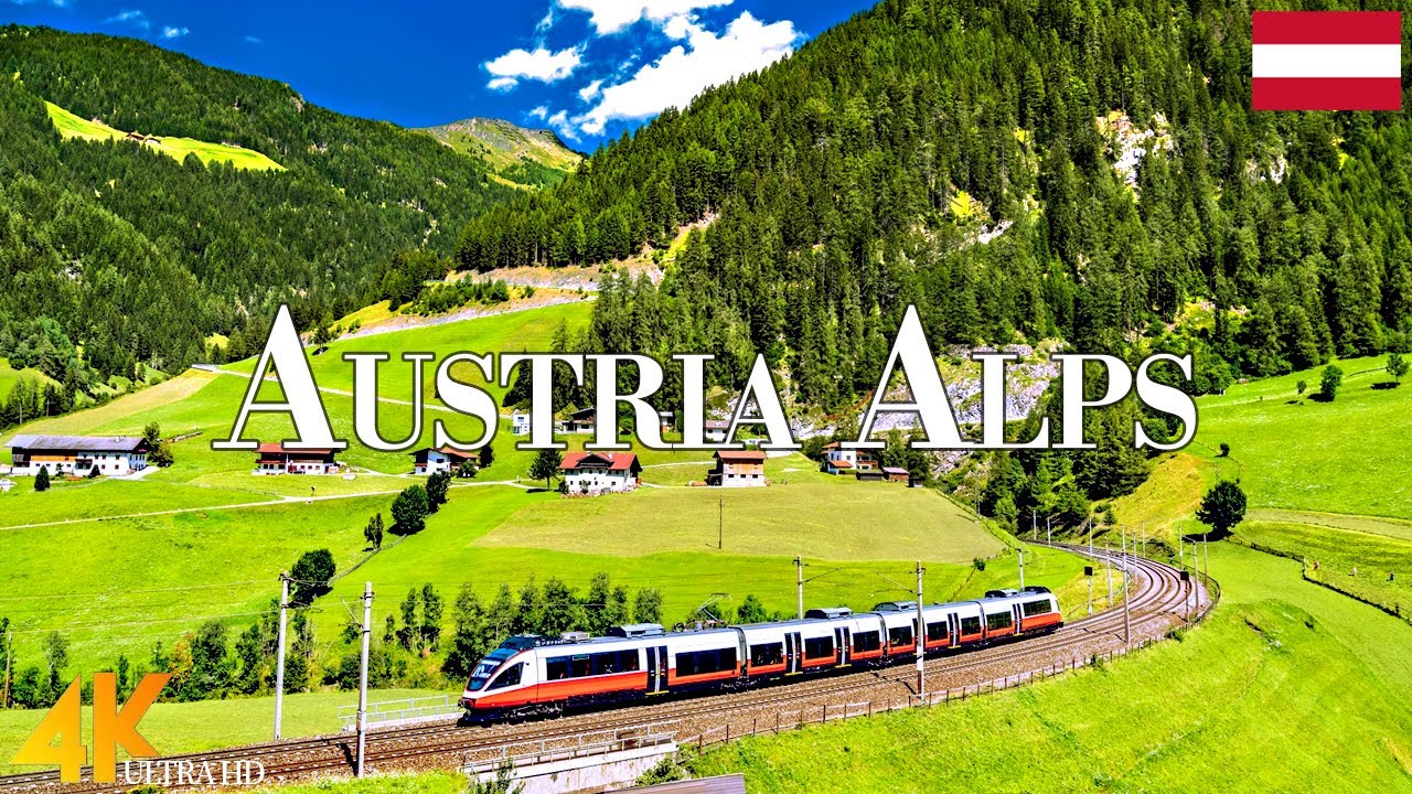 Austrian Alps 4K Ultra HD &bull; Stunning Footage Austria, Scenic Relaxation Film with Calming Music.