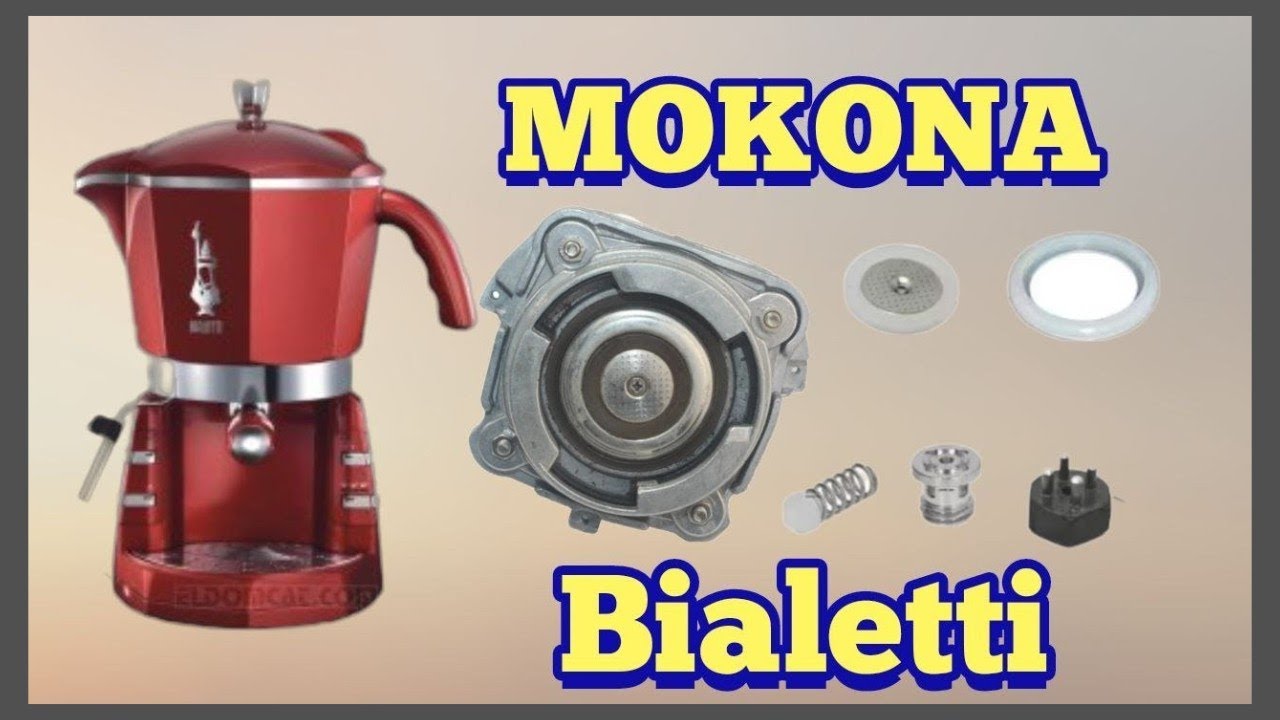 MOKONA Bialetti cambio kit guarnizioni e pulizia caldaia