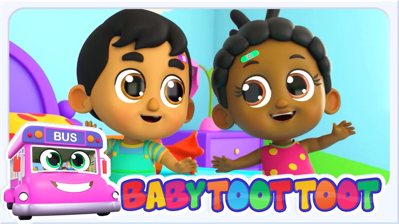 Baby Toot Toot Fünf kleine Babys 👶🎵 | Kinderreim für Kinder