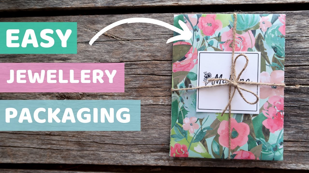 EASY jewellery packaging for ETSY/craft fairs - TUTORIAL