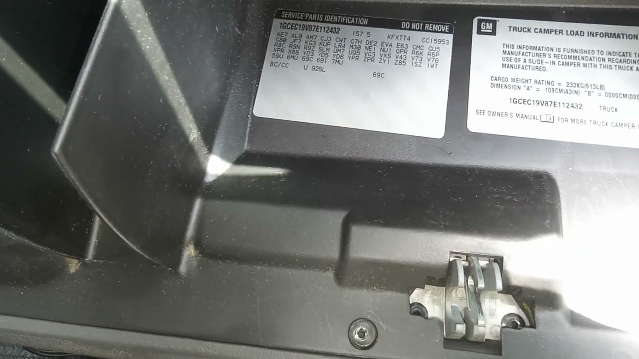 how to identify gear ratio on gm trucks and cars