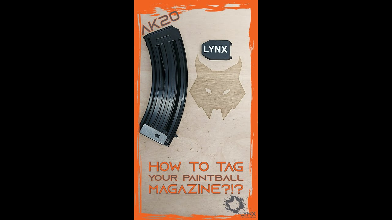 LMT  - Lynx Mag Tag for the Hard Style Paintball 