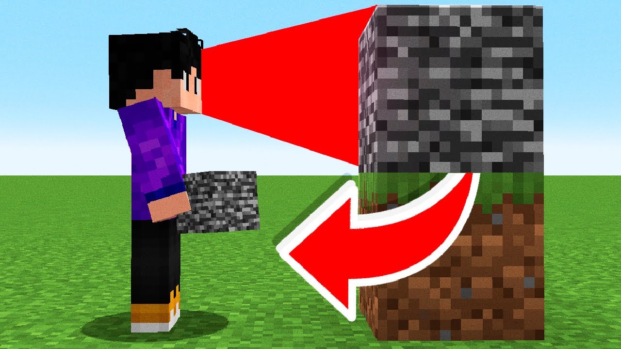 Zerei o Minecraft só que TUDO que eu OLHO EU GANHO