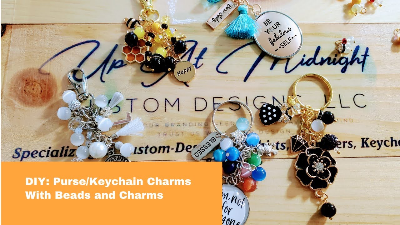 DIY: Purse/Keychain Charms With Beads and Charms