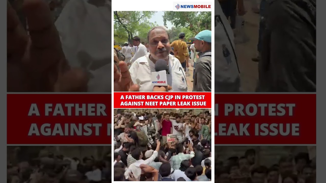 A Father Backs CJP in Protest Against NEET Paper Leak issue#CJP #CJPProtest