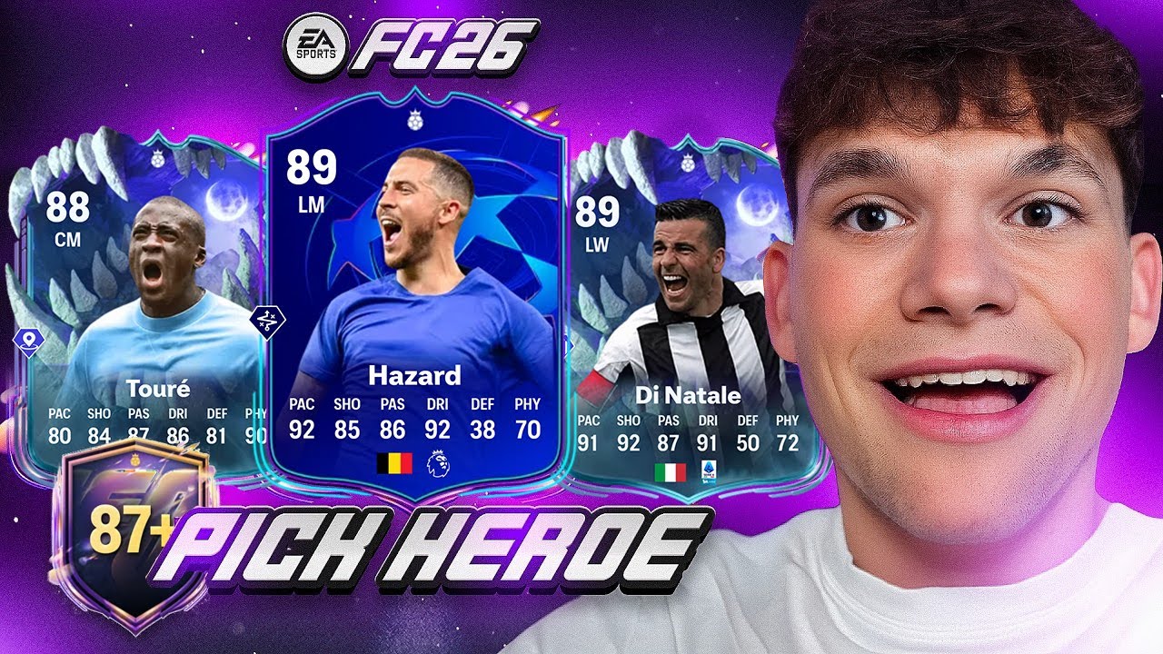 😱 ¡Abro SBC Player Pick 87+ de HÉROE UEFA Primetime o Scream en EA FC 26 y Me Sale Bien! 😱