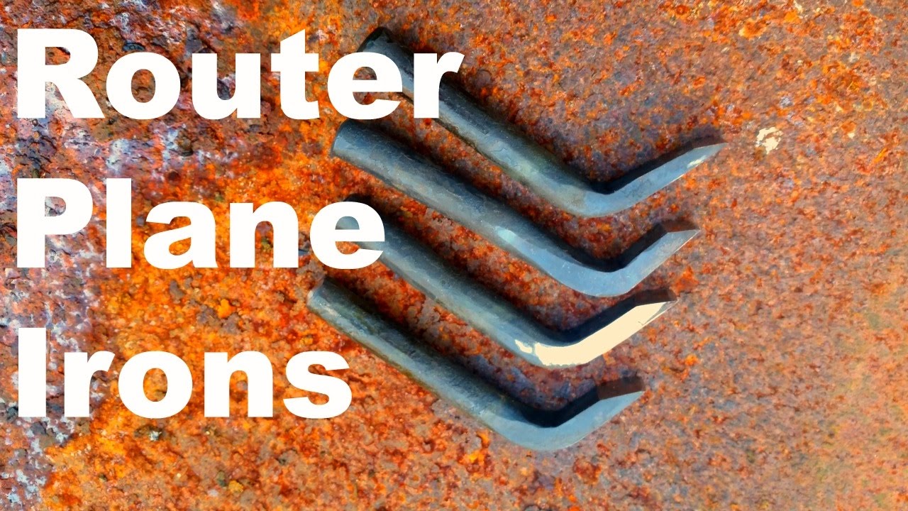 Making Router Plane Irons| Forging| made from coil spring
