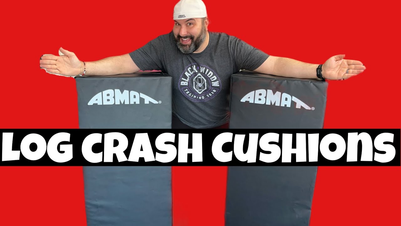 The Best Crash Pads! | Strongman Home Gym Log Press Training Tools | AbMat Log Crash Cushions Review