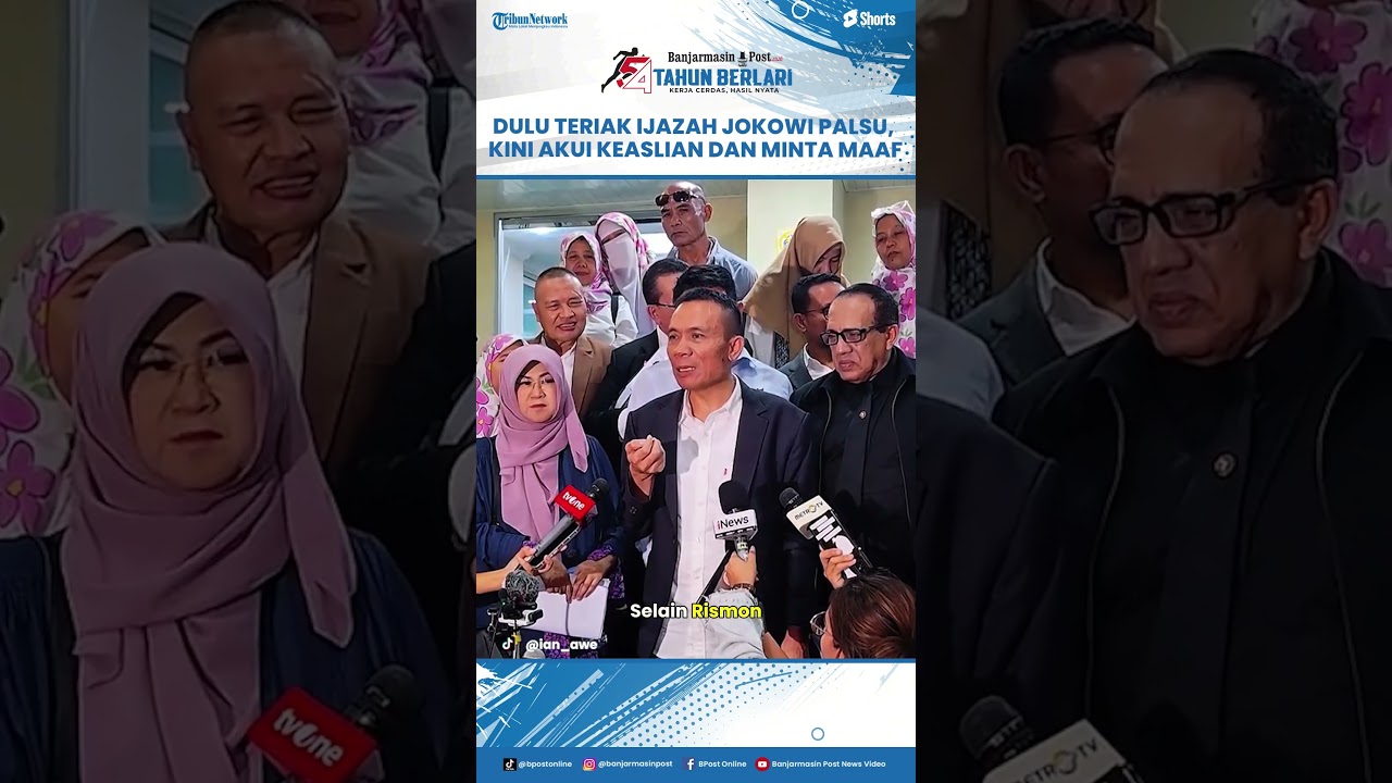 Imbas Kasus Ijazah, Rismon Sianipar Kini Minta Maaf kepada Jokowi & Keluarganya secara 'Gentleman'