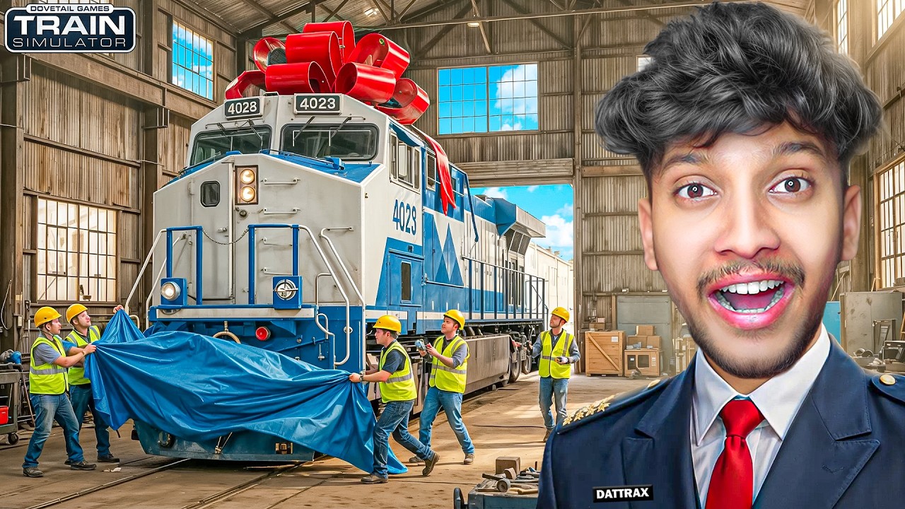 DRIVING A TRAIN FOR THE FIRST TIME😱