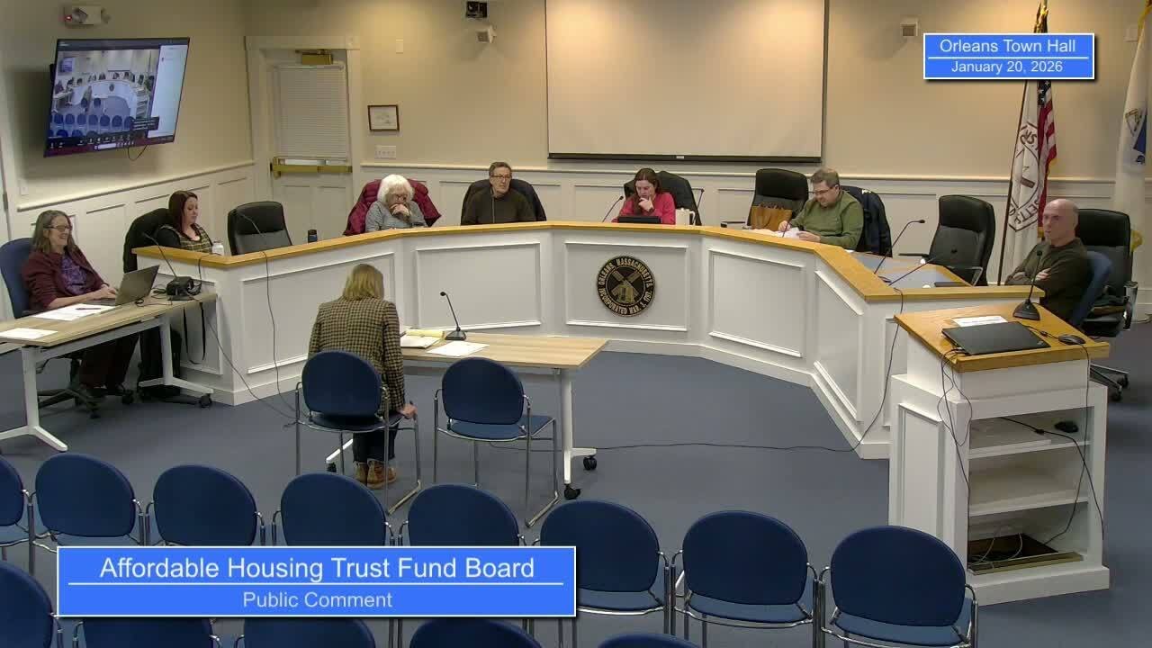 Affordable Housing Trust Board - January 20, 2026
