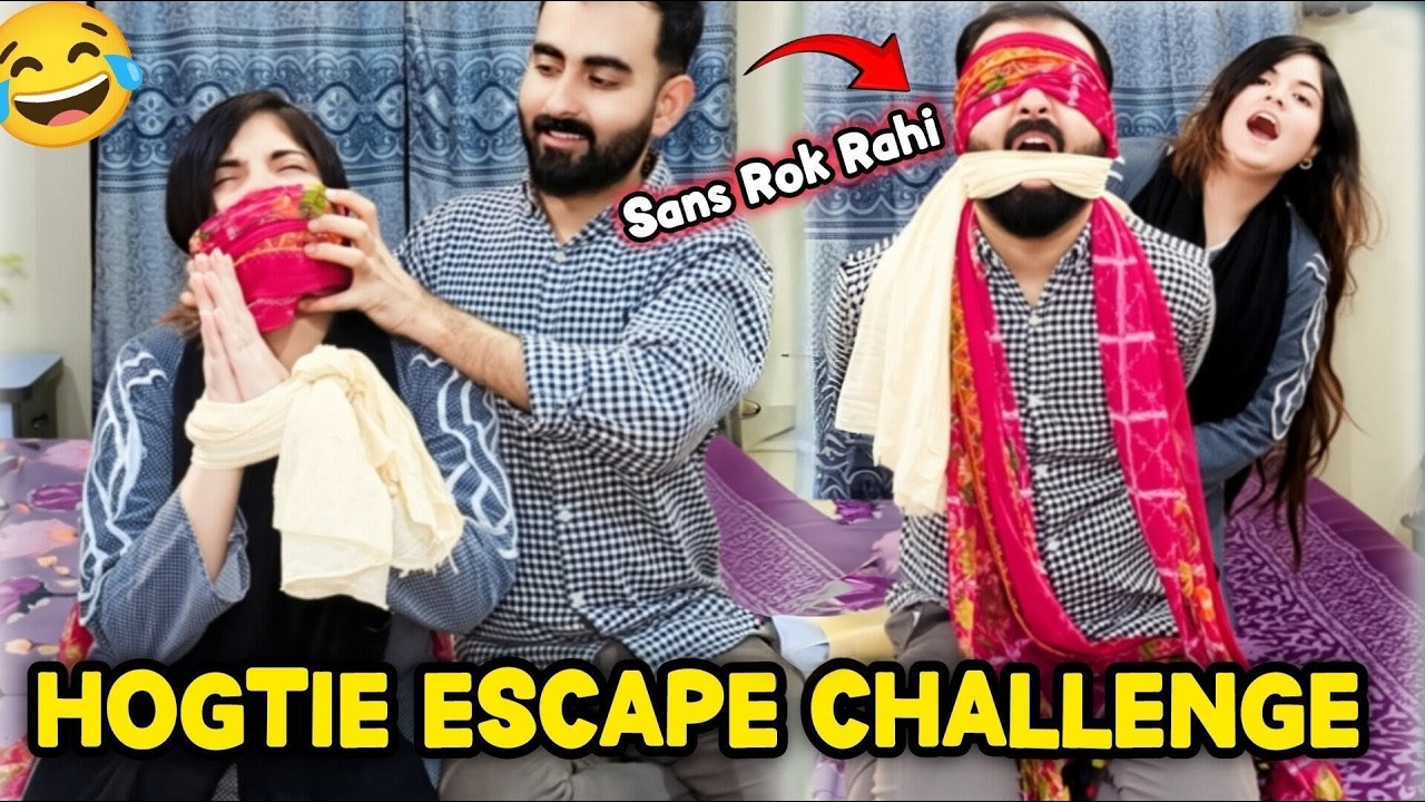 HOGTIE ESCAPE CHALLENGE WITH MY TWIST 😂 | PUNISHMENT KISKO MILI❓