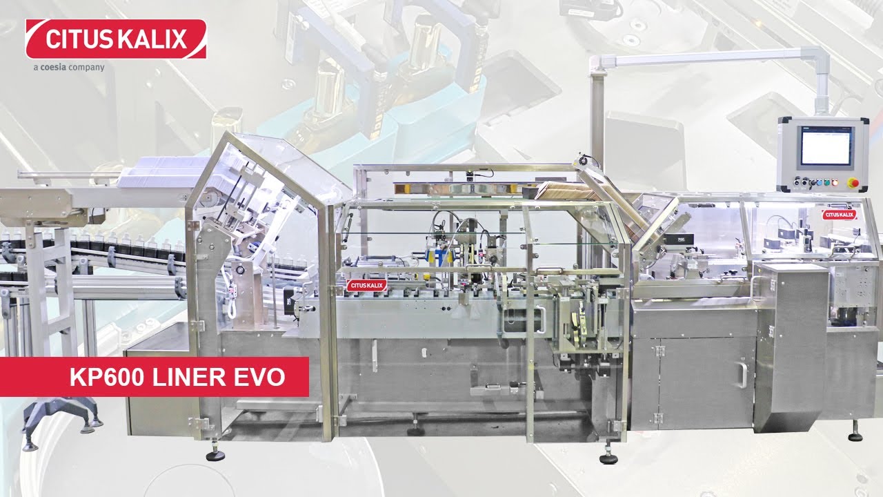 KP600 LINER EVO - CARTONER FROM CITUS KALIX FOR PERFUME PACKAGING
