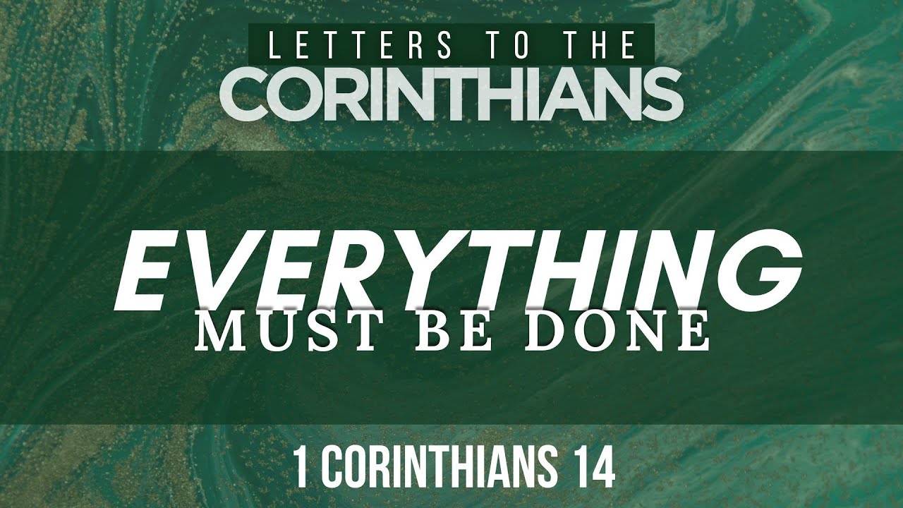 Everything Must Be Done | Pastor Rick Bosnack