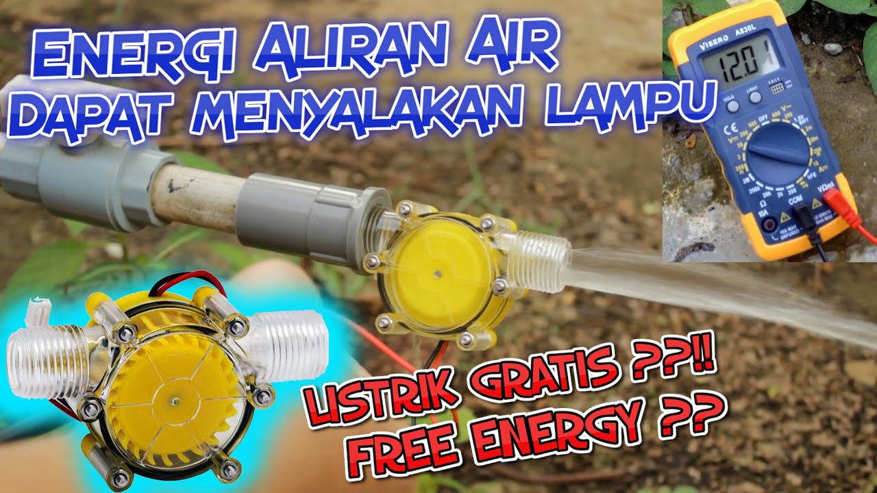 Listrik Gratis Dari Aliran Air | Micro Hydro Generator F50-12V Review