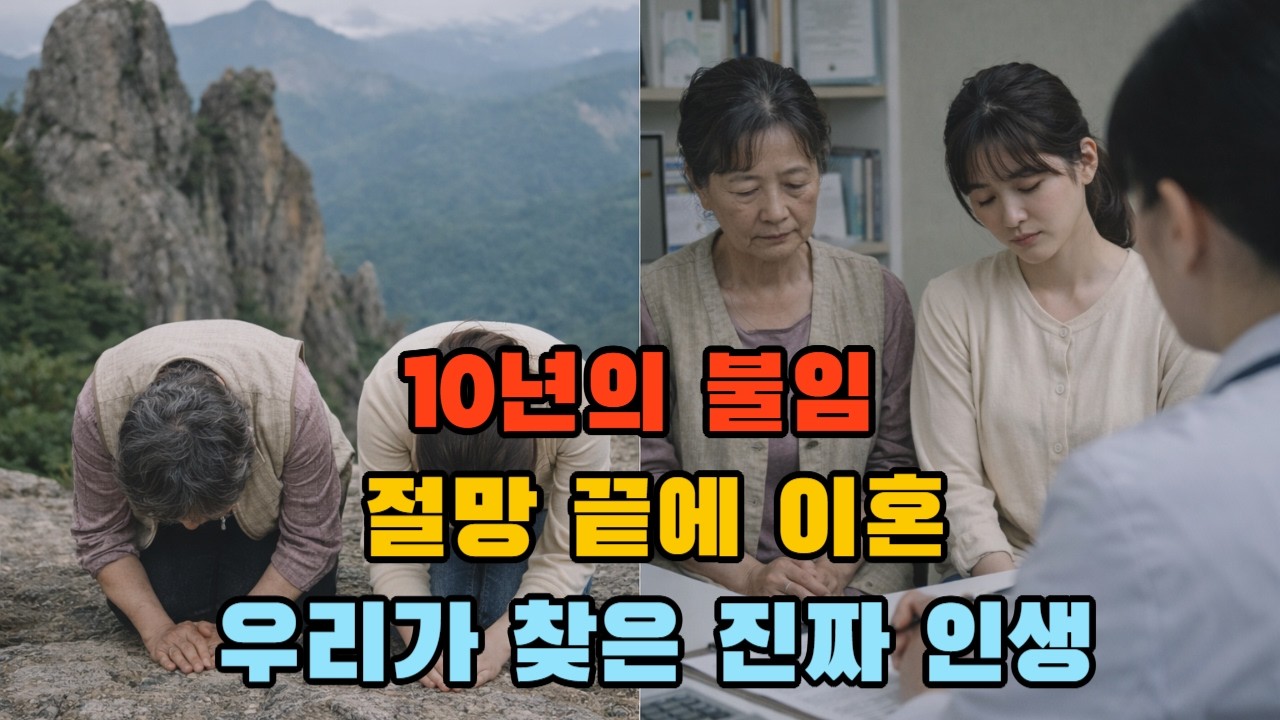 10년의 불임 절망 끝에 이혼 우리가 찾은 진짜 인생
