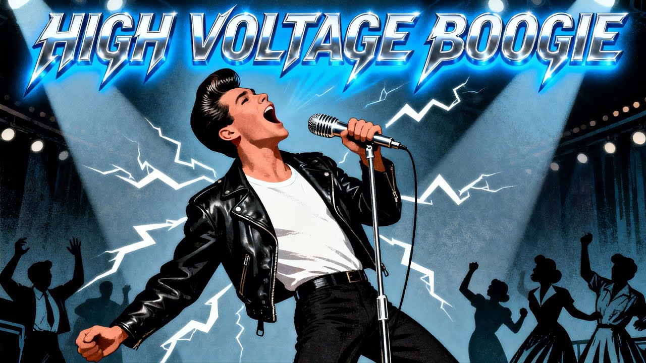 Classic 50s Rock ’n’ Roll Party! –🔥 Turn It Up! “High Voltage Boogie” 🎉🎸