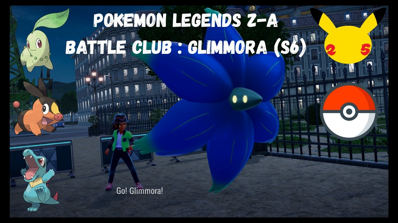 Pokémon Legends Z-A Battle Club Ranked Online Battles Season 6 Glimmora