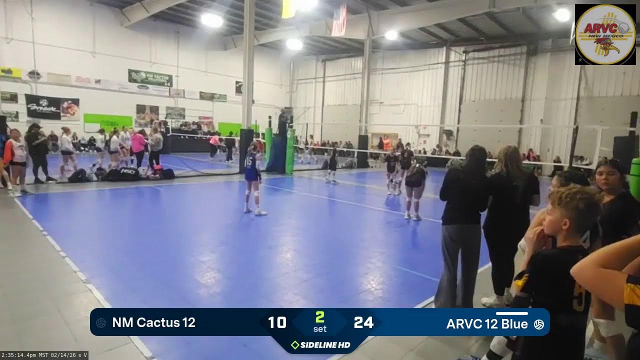 ARVC 12 Blue vs. NM Cactus 12 (2026.02.14)