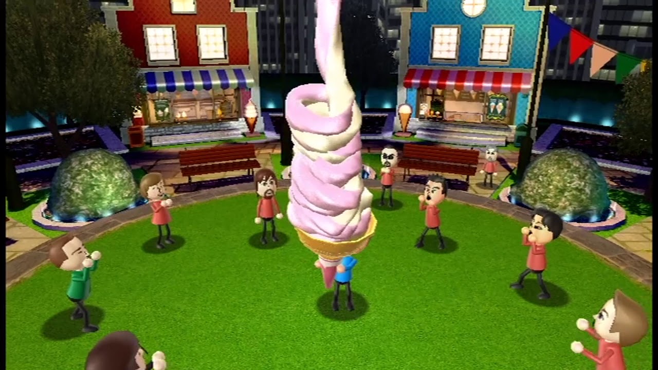 Wii Play: Motion - Cone Zone Swirl Mode